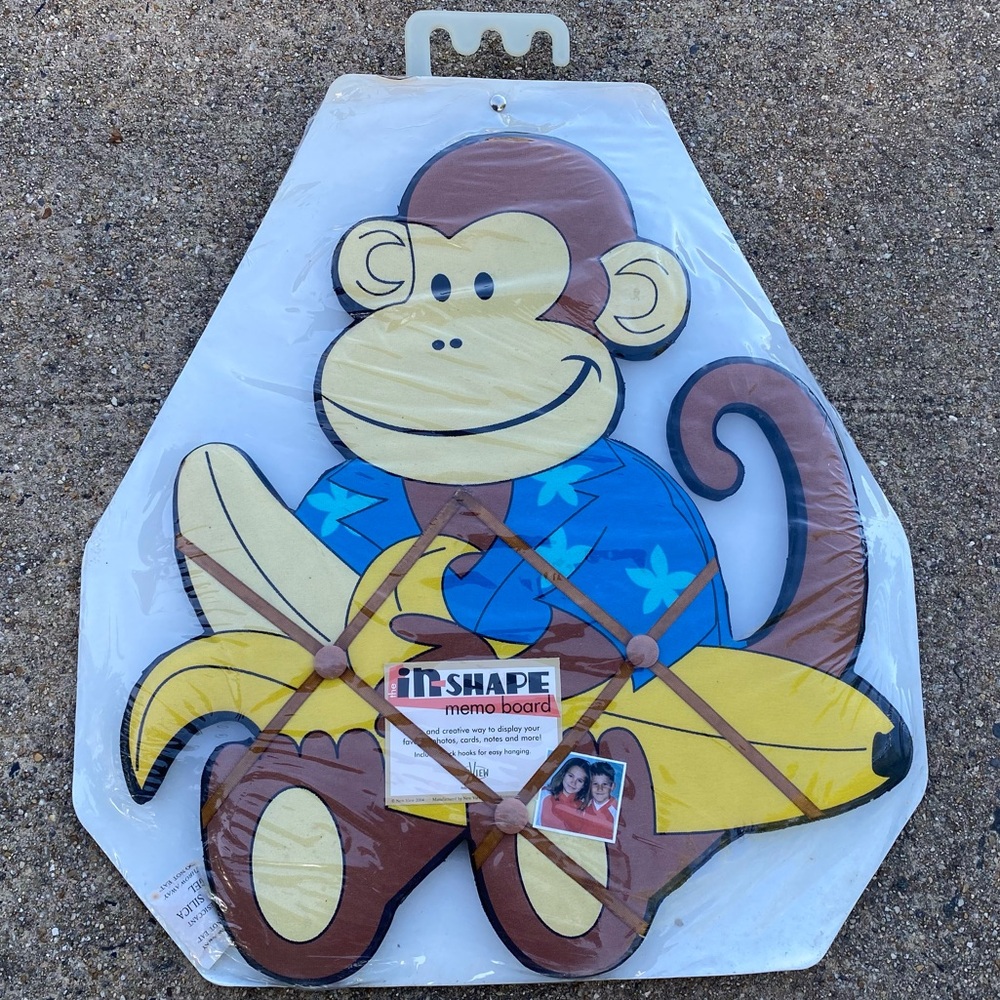 New View In-Shape Monkey Memo Board NWT